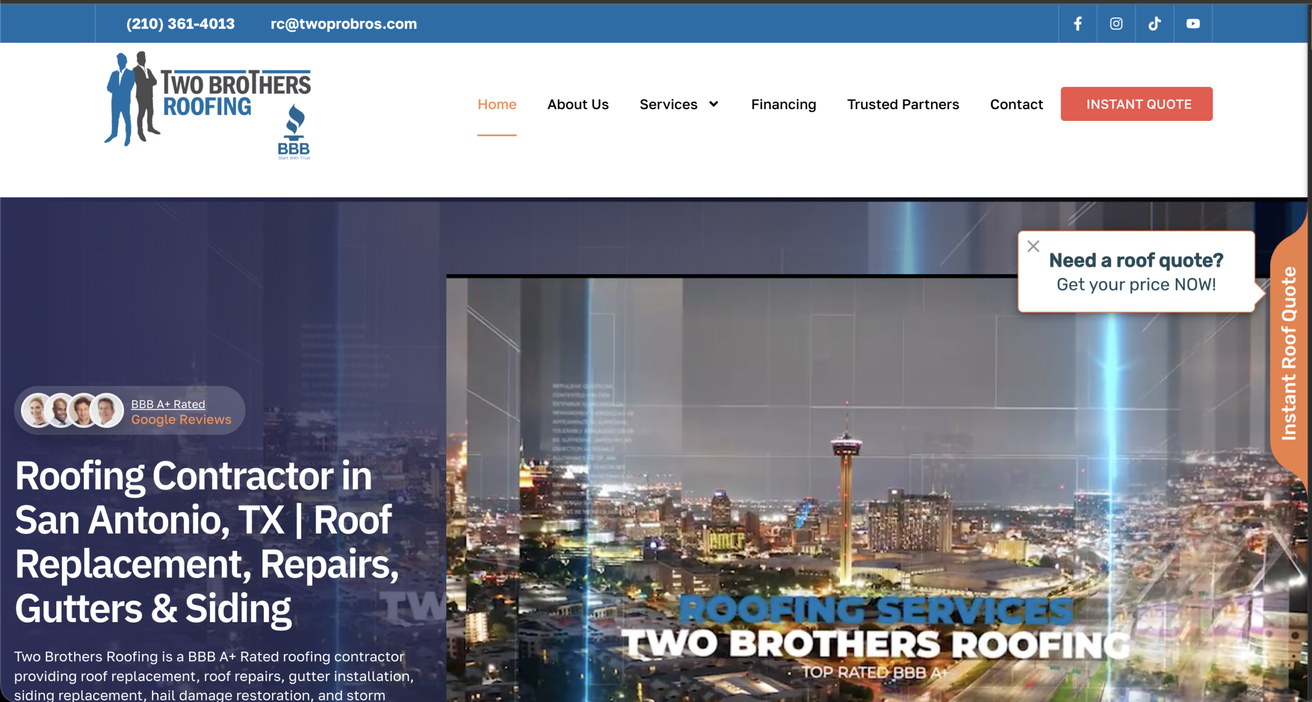 Two brothers roofing san antonio